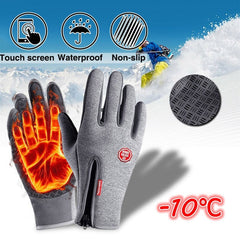 Waterproof Touchscreen Winter Gloves – Windproof Cold Weather (-5°C)