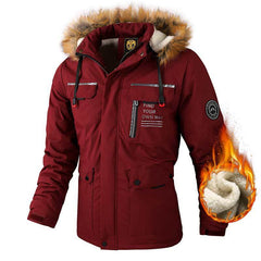 Men’s Casual Hooded Parka – Warm Windproof Autumn/Winter Coat