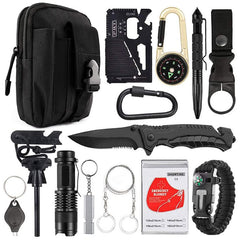 Multi-Function Outdoor Survival Tool – Camping & SOS Gear