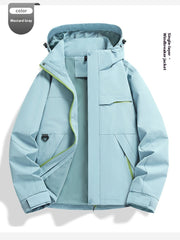 Spring/Autumn Single-Layer Shell Jacket – Windproof & Waterproof