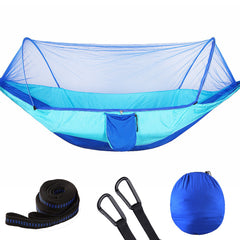 Automatic Quick-Open Hammock with Mosquito Net