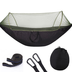 Automatic Quick-Open Hammock with Mosquito Net