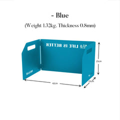 Camping Stove Wind Shield – Folding Outdoor Windproof Plate