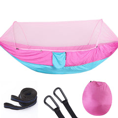 Automatic Quick-Open Hammock with Mosquito Net