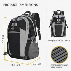 Water-Resistant Hiking Backpack – Outdoor Travel Gear