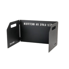 Camping Stove Wind Shield – Folding Outdoor Windproof Plate