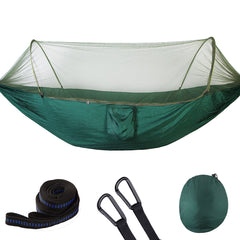 Automatic Quick-Open Hammock with Mosquito Net