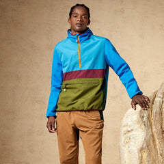 Men’s American Casual Waterproof Jacket – Loose Outdoor Windbreaker