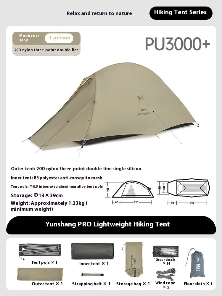Ultralight Professional Hiking Tent – Rainproof Outdoor Shelter