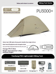 Ultralight Professional Hiking Tent – Rainproof Outdoor Shelter
