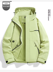 Spring/Autumn Single-Layer Shell Jacket – Windproof & Waterproof