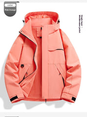 Spring/Autumn Single-Layer Shell Jacket – Windproof & Waterproof