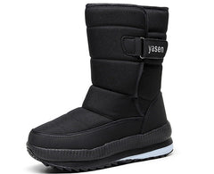 Men’s Waterproof Snow Boots – Fleece-Lined Ski & Hiking Shoes