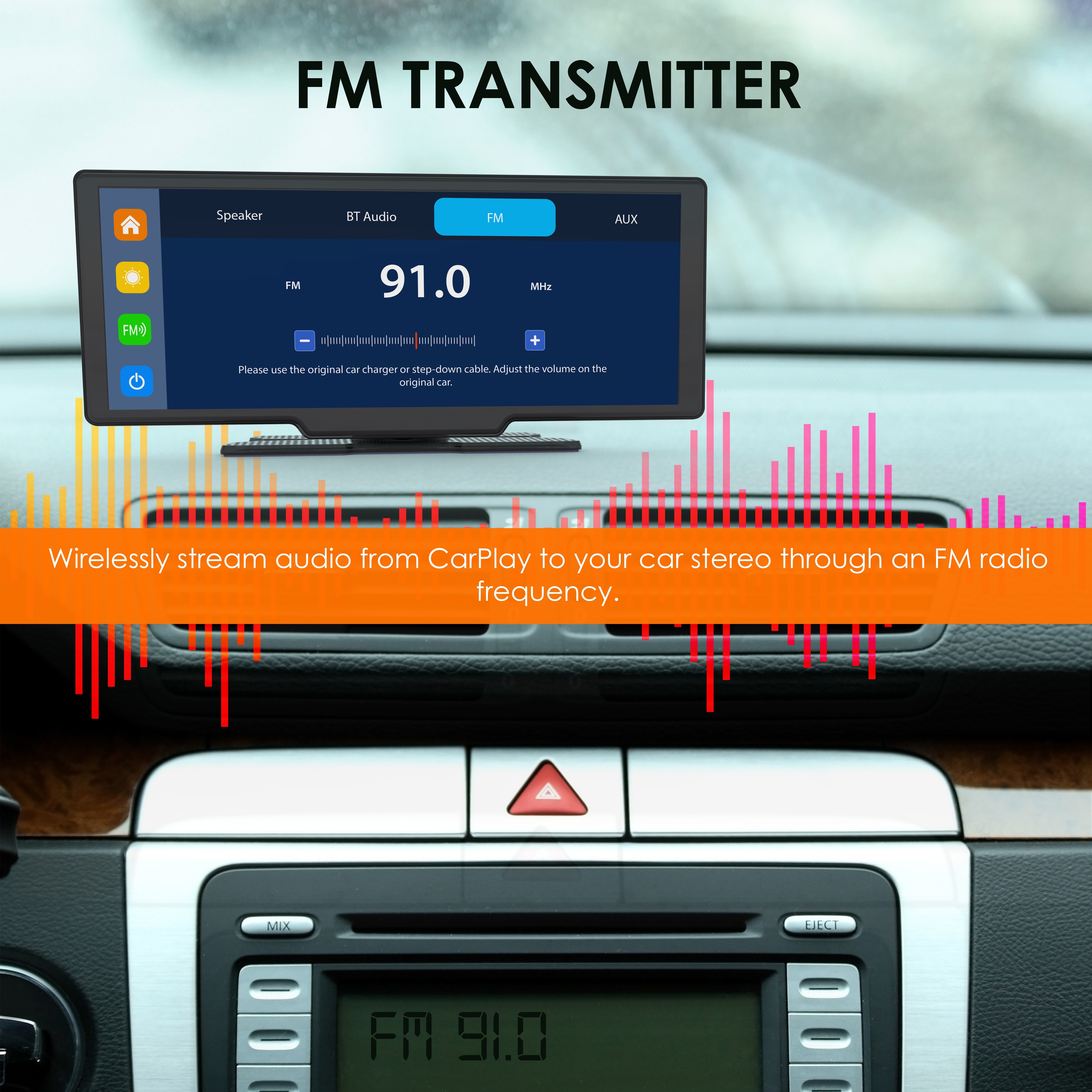 REXING CPDuo Pro – 10.26" Wireless CarPlay & Android Auto Receiver