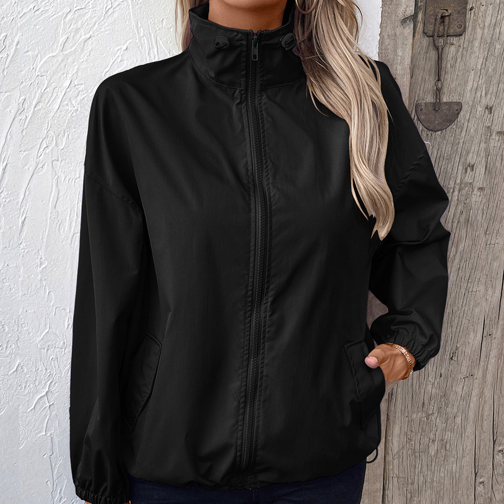 Women’s Waterproof Casual Raincoat – Outdoor Sports Jacket