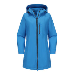 Women’s Waterproof Hooded Windbreaker – Casual Spring/Autumn Coat