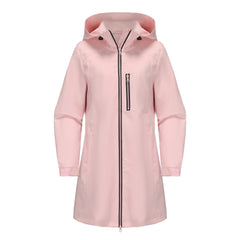 Women’s Waterproof Hooded Windbreaker – Casual Spring/Autumn Coat