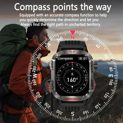 Military GPS Smart Watch – Outdoor Waterproof