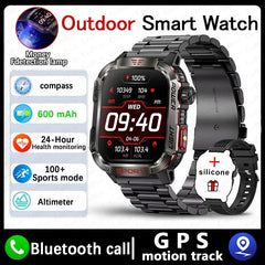 Military GPS Smart Watch – Outdoor Waterproof