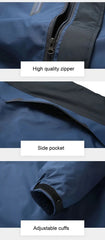 Men’s Waterproof Autumn Hiking Jacket – Hooded Windbreaker