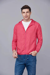 LNGXO Unisex Waterproof Hiking Jacket – Quick-Dry Windbreaker