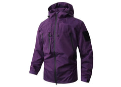 Men’s Autumn Mountain Ski Jacket – Waterproof Hooded Windbreaker