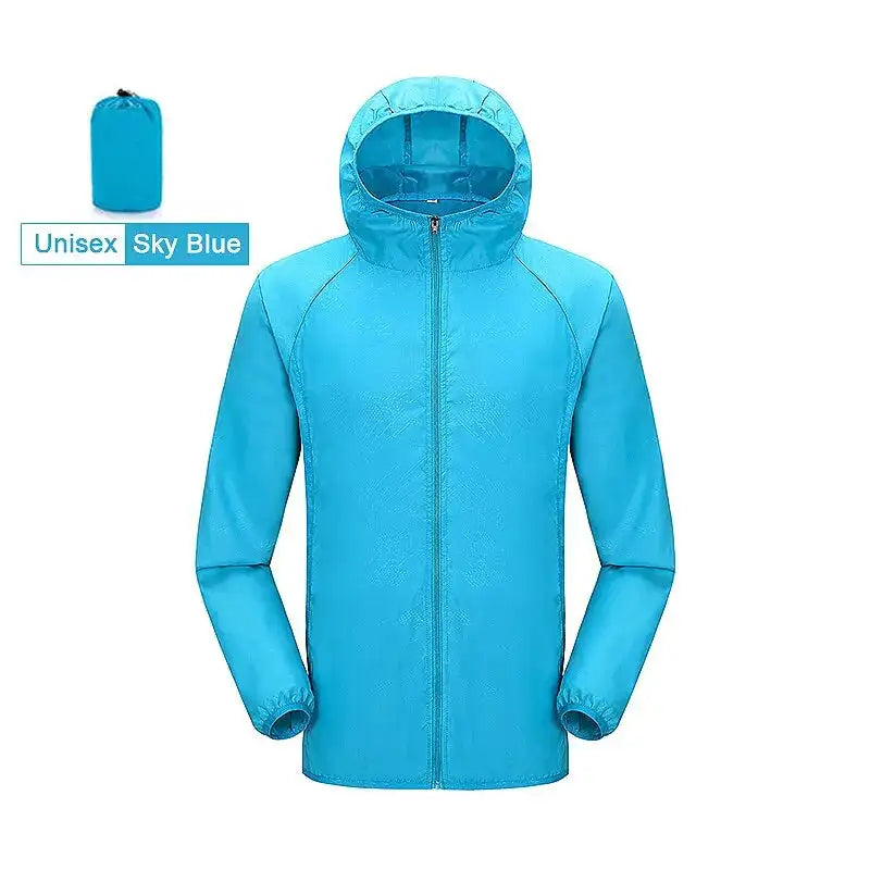 LNGXO Unisex Waterproof Hiking Jacket – Quick-Dry Windbreaker