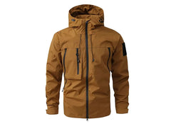 Men’s Autumn Mountain Ski Jacket – Waterproof Hooded Windbreaker
