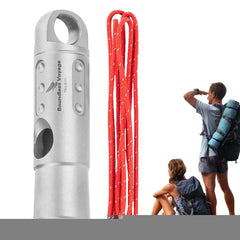 Titanium Survival Whistle – Ultralight Loud Safety Tool
