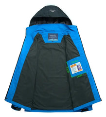 Men’s Waterproof Autumn Hiking Jacket – Hooded Windbreaker