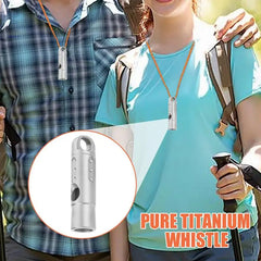 Titanium Survival Whistle – Ultralight Loud Safety Tool