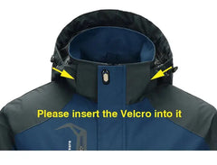 Men’s Waterproof Autumn Hiking Jacket – Hooded Windbreaker