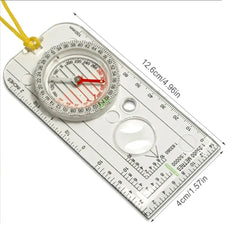 Compass Navigation Map Ruler Scouting Scale