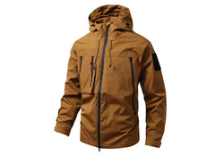 Men’s Autumn Mountain Ski Jacket – Waterproof Hooded Windbreaker