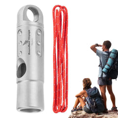 Titanium Survival Whistle – Ultralight Loud Safety Tool