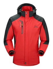 Men’s Waterproof Autumn Hiking Jacket – Hooded Windbreaker