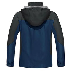 Men’s Waterproof Autumn Hiking Jacket – Hooded Windbreaker