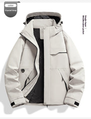 Spring/Autumn Single-Layer Shell Jacket – Windproof & Waterproof