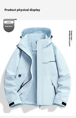 Spring/Autumn Single-Layer Shell Jacket – Windproof & Waterproof