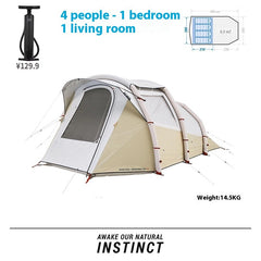 Inflatable Outdoor Camping Tent – Thickened Rainproof Shelter