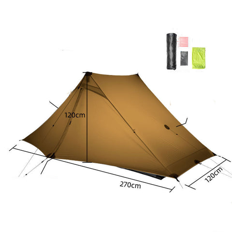 Ultralight Poleless Hiking Tent – 20D Silicon-Coated