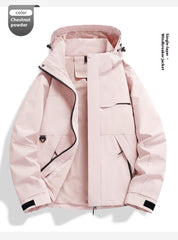 Spring/Autumn Single-Layer Shell Jacket – Windproof & Waterproof